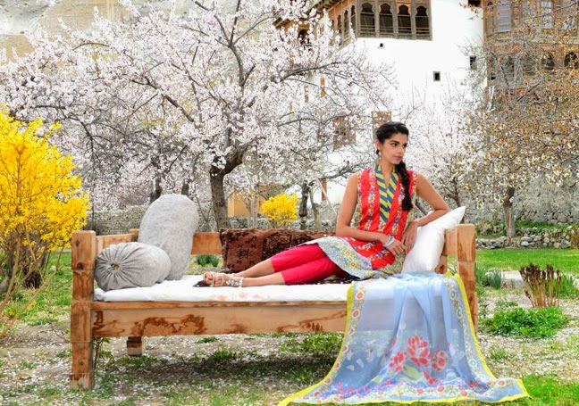 Wardha Saleem SPRING/SUMMER 2014 Lawn Collection, Lawn Collection, Designer Lawn, Lawn in Pakistan, Latest Lawn designs, Shop Online for lawn, Fashion blog, redalicerao, red alice rao, Wardha Saleem