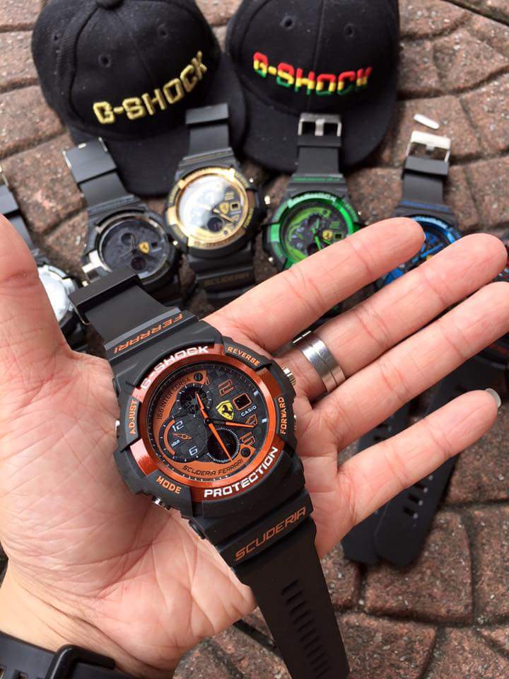 g shock casio ferrari watch