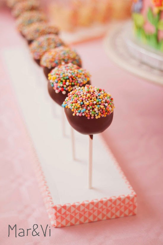 Cake pops para fiestas infantiles