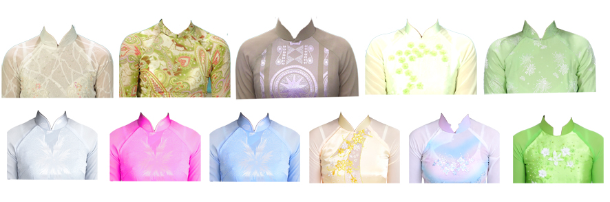 Tải File Đồ Họa Miễn Phí: Mẫu Áo Dài File Psd Cho Quý Bà