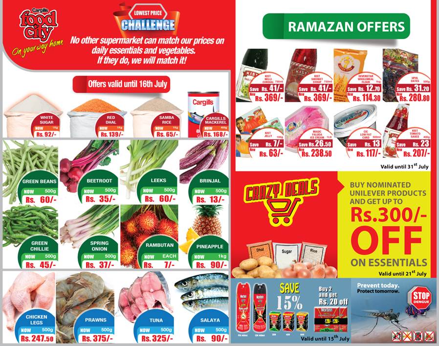 Colombo Things to Do Cargills FoodCity Lowest Price Challenge Valid