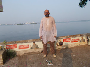 Rudolph.A.Furtado at Ernakulam "Marine Drive" promenade  in Kochi.