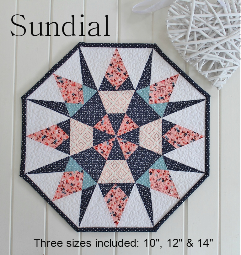 Sundial Mini Quilt + Your Free November 2017 Calendar Threadbare