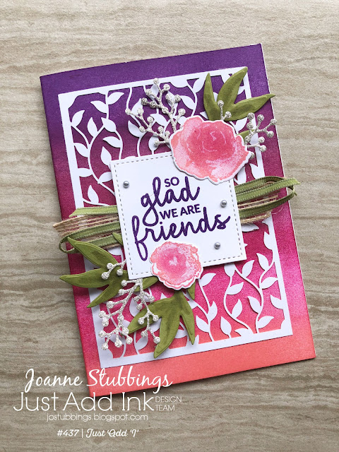 Jo's Stamping Spot - Just Add Ink Challenge #437 using Incredible Like You and First Frost Stamp Sets by Stampin' Up!