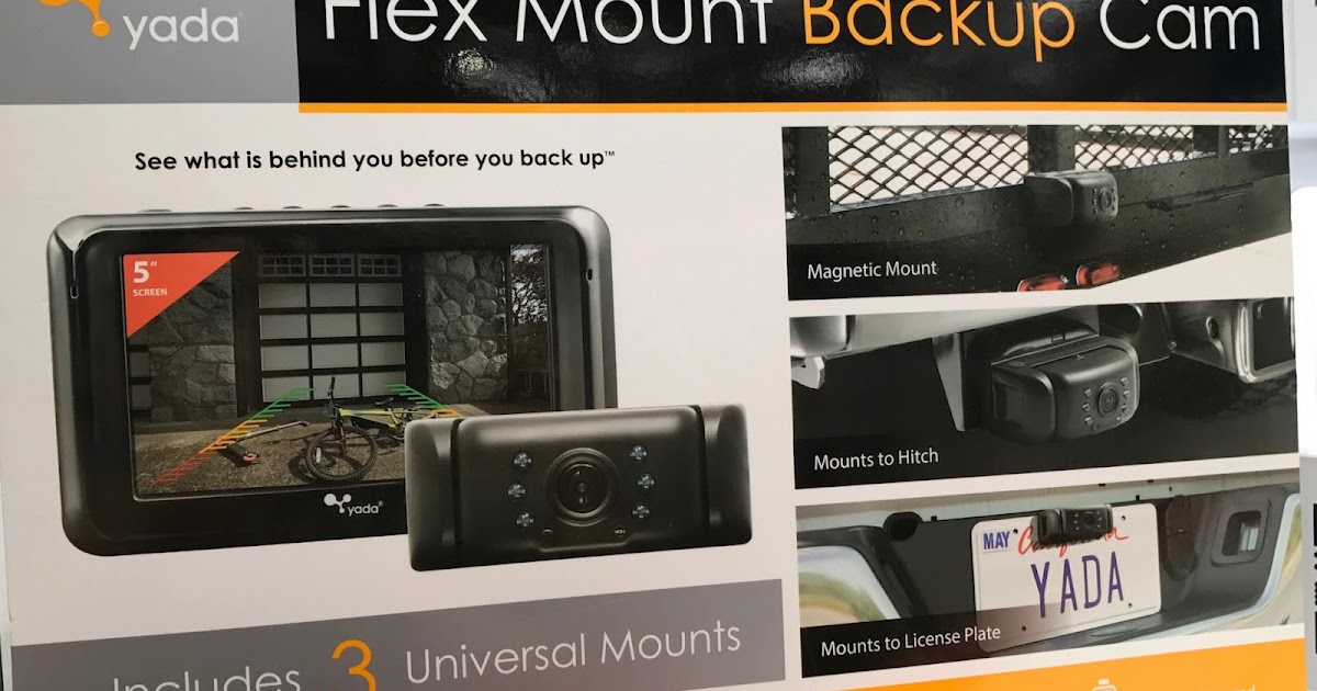 Yada Winplus Flex Mount Backup Camera with 5 Display and 3 Universal Mounts Yada Winplus Flex Mount Backup Camera with 5 Display and 3 Universal Mounts