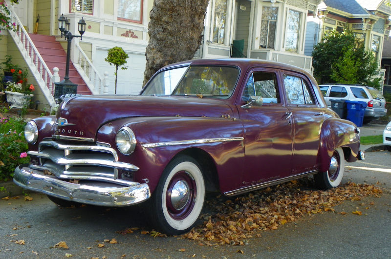 California Streets Alameda Street Sighting 1950 Plymouth DeLuxe sedan