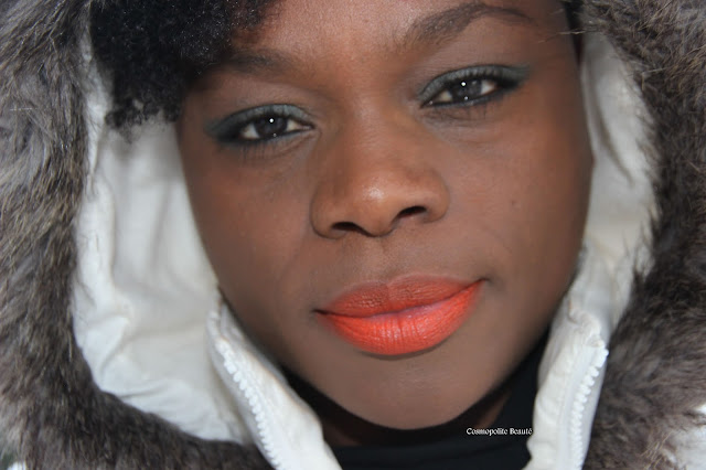 beauty blogger, blogueuse beauté, frenchblogger, Cosmopolitan beauty, lips, lèvres, blackbeauty, beauté noire, cosmopolite beauté, orange is the new black, rouge à lèvres orange, orange, maquillage orange, makeup orange, orange lipstick