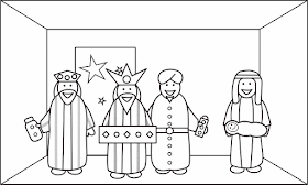 ME ABURRE LA RELIGIÓN: COLOREAR NACIMIENTO DE JESÚS PARA INFANTIL