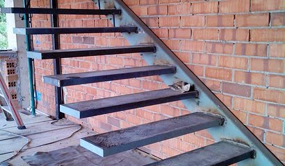 Detcons Cantilevered Stairs Steel Work Unknow Building