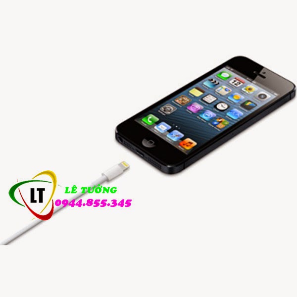 Dây cáp Lightning Iphone 5 chính hãng Apple sản xuất 5 Dây cáp Lightning Iphone 5 chính hãng Apple sản xuất 5