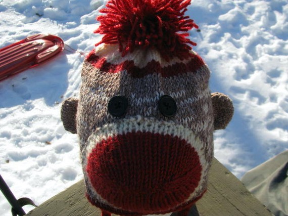 Sock Monkey Slippers - Knitting Patterns and Crochet Patterns from