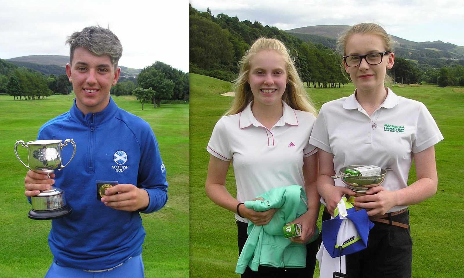 AYRSHIRE GOLF JUNIOR GOLF Jack Broun and Rachel Foster are 2017 Ayrshire County Champions