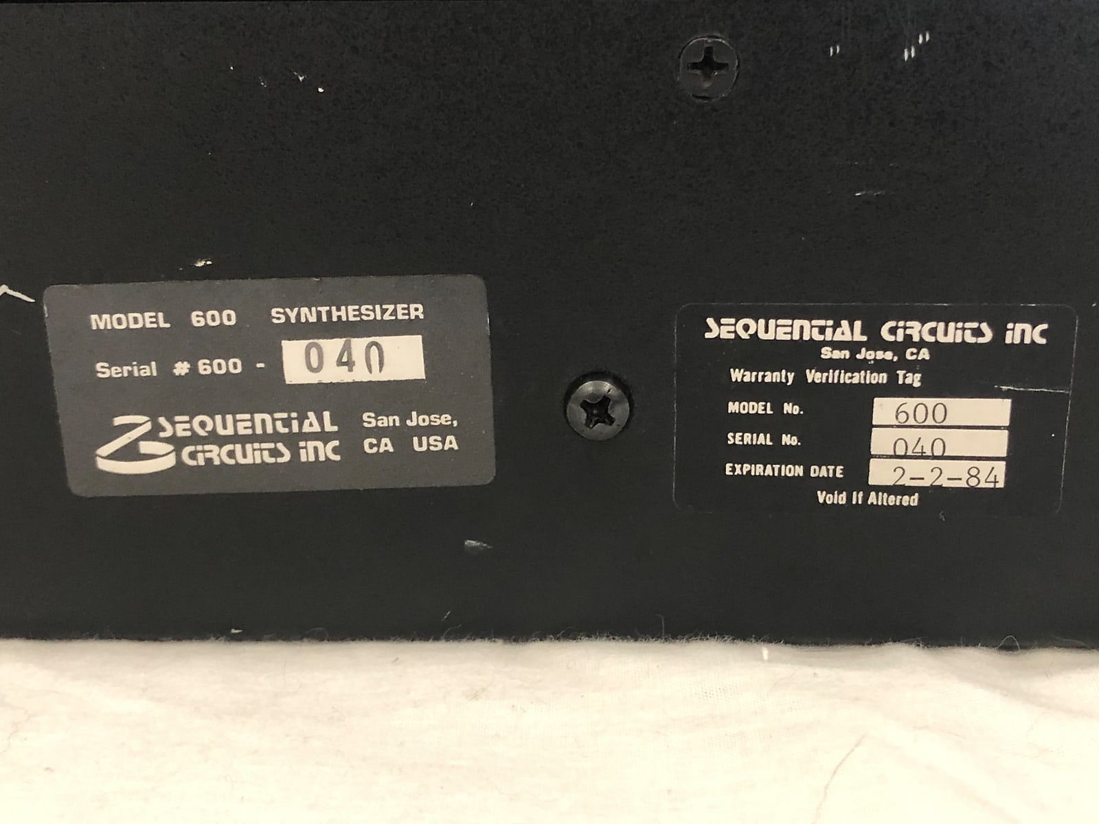 MATRIXSYNTH: Sequential Circuits Prophet 600 SN 040