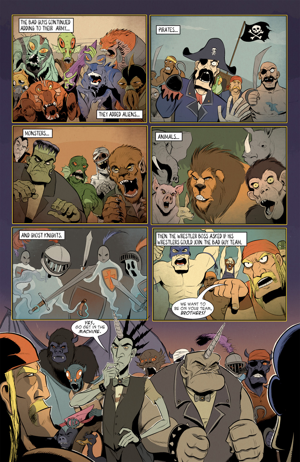 Read online Axe Cop: Bad Guy Earth comic -  Issue #2 - 15