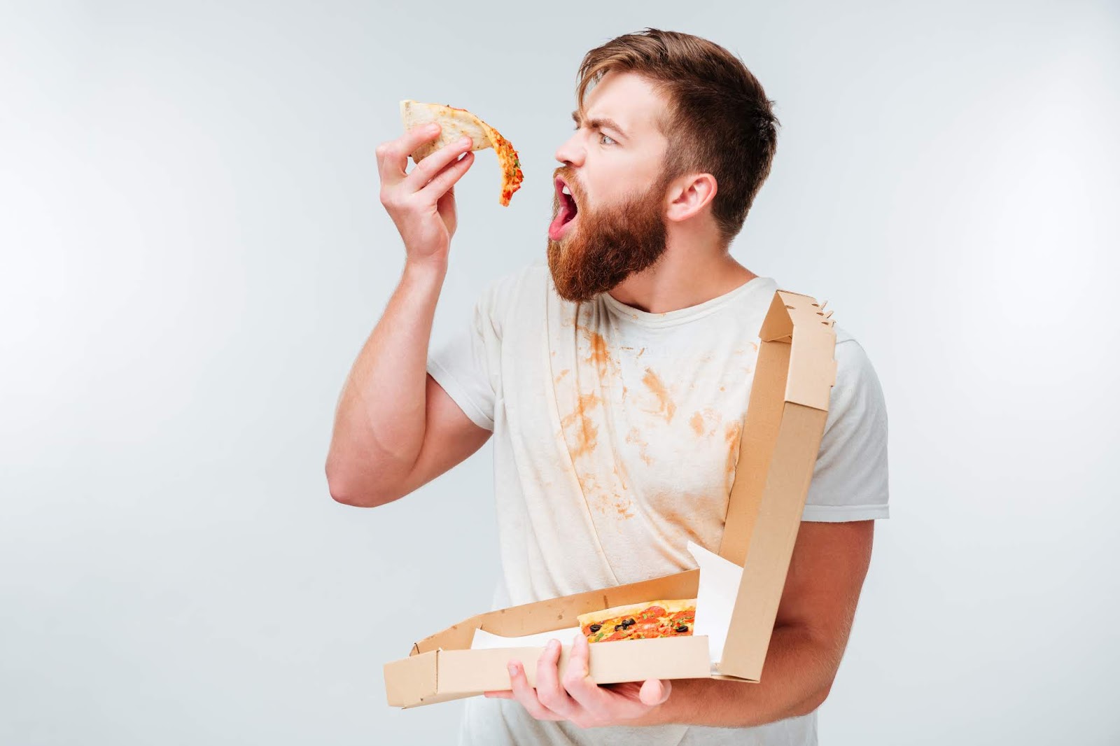 человек ест пиццу фото фото 83