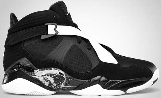 jordan retro 8 black and white