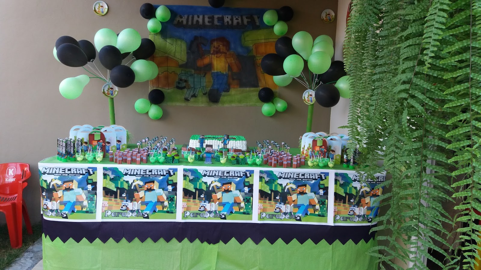 Pequenos Grandes Pensantes.: Aniversário Minecraft