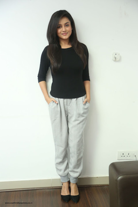 Mishti Chakraborty stills at Babu Baga Busy movie interview