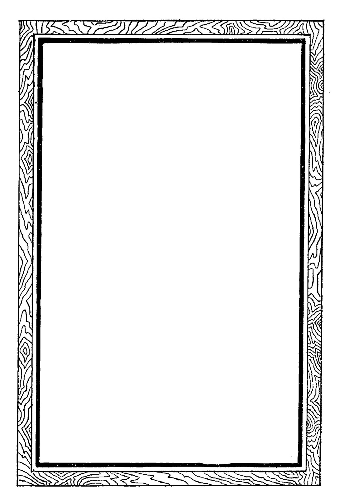 Digital Stamp Design: Square Frame Decorative Digital Downloads