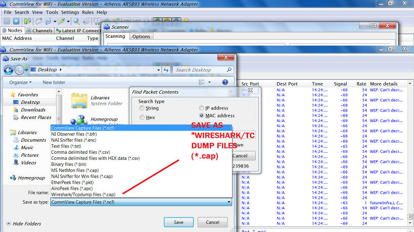 airopeek windows 7