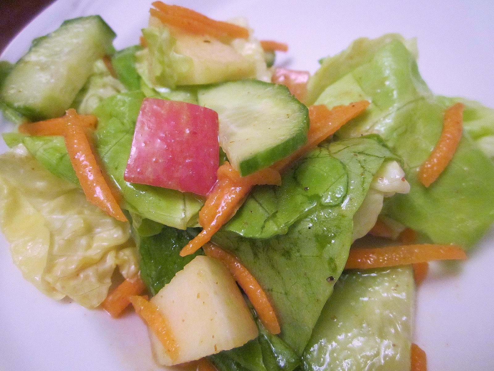 Dimples & Delights Butter Lettuce Salad with Honey Mustard Dressing