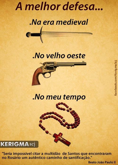 A MELHOR ARMA PARA NOS DEFENDER DAS MALDADES - O TERÇO