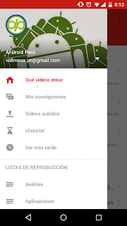 YOUTUBE 6.0.11 PARA ANDROID CON MATERIAL DESIGN