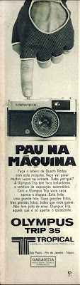 propaganda Olympus -1973. 1973; os anos 70; propaganda na década de 70; Brazil in the 70s, história anos 70; Oswaldo Hernandez;