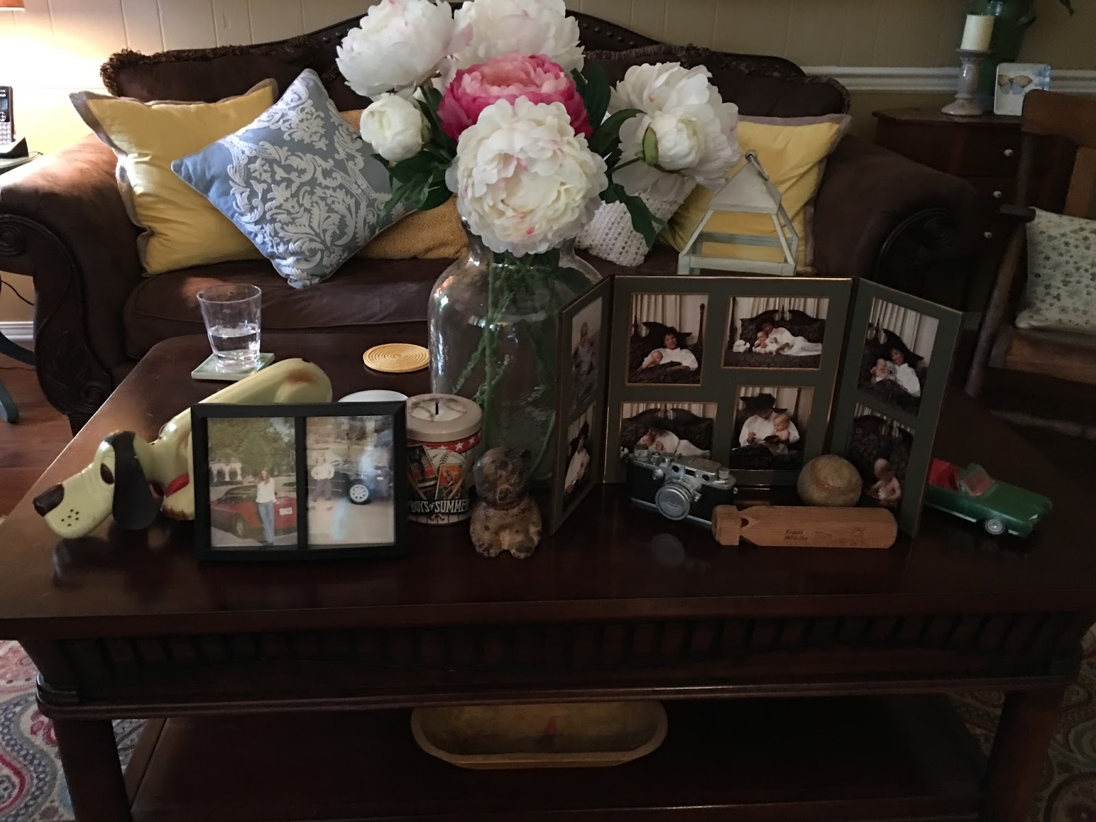 Marla, Plain and Small Polaroid Lighted Banner + Baby Boy Shower