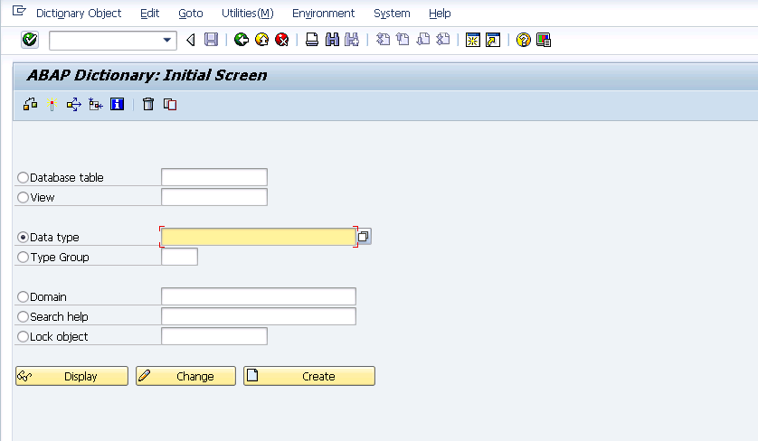 SAP TECH: Flat Structure
