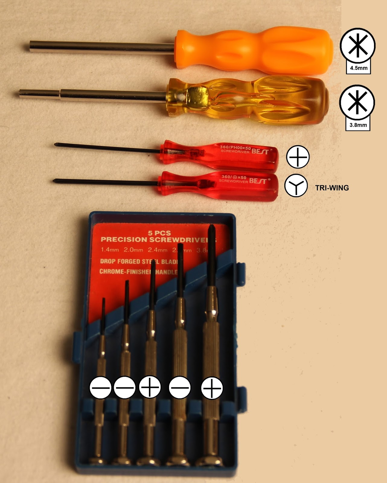 Guide to All Game Cartridge Screwdriver Bits, Batteries, and Circuit Boards