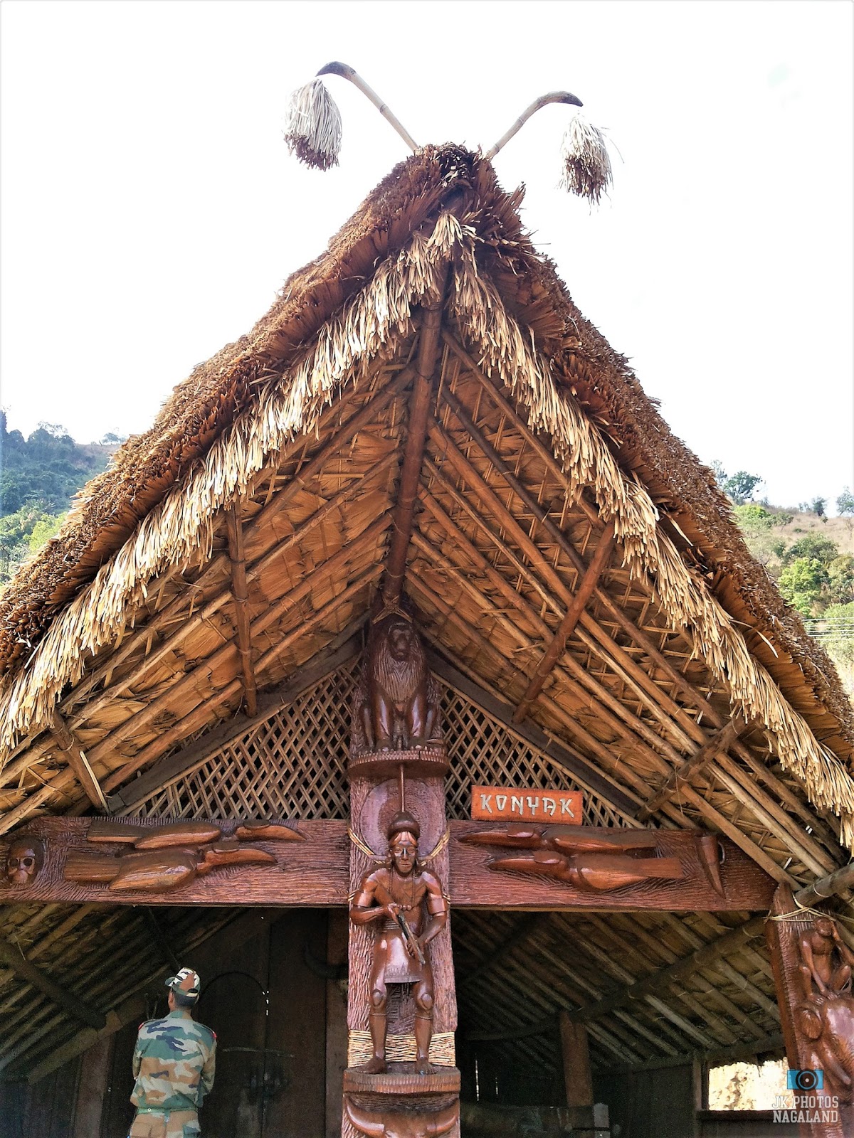 Naga Traditional huts and architecture of Nagaland