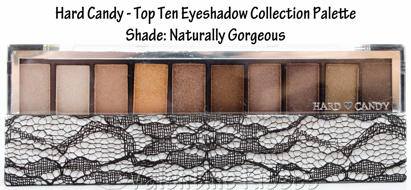 Valentine Kisses Hard Candy Top Ten Eyeshadow Collection Palettes in