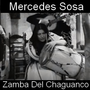 Mercedes Sosa - Zamba Del Chaguanco Letra y acordes de guitarra y piano