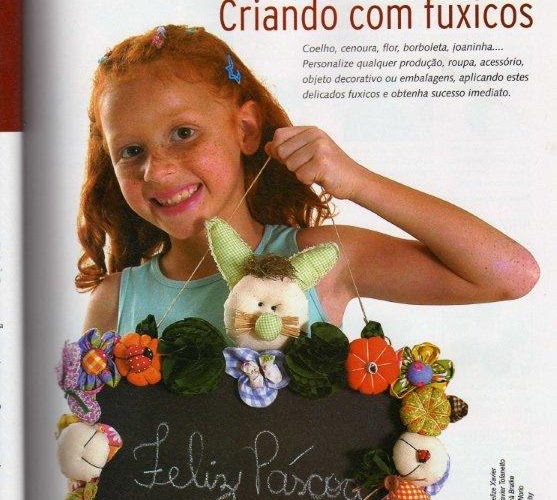 QUADRO DE PÁSCOA COM FUXICO