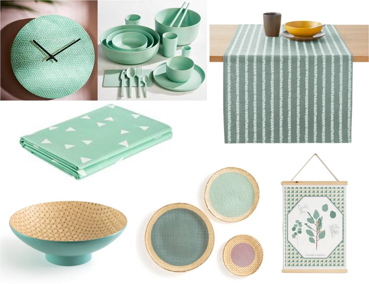 Novedades en decoración verde, amarilla, rosa y naranja para la