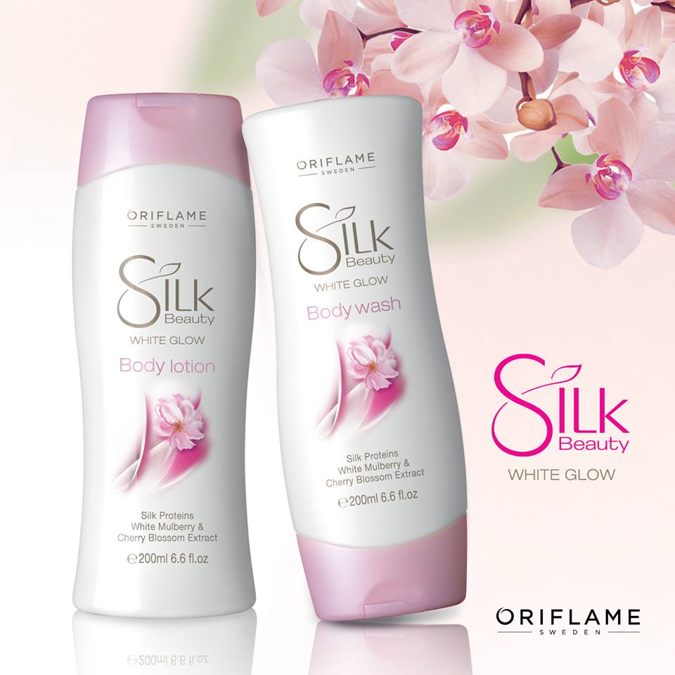 Review Silk Beauty White Glow By Oriflame (Body Lotion & Body Wash)