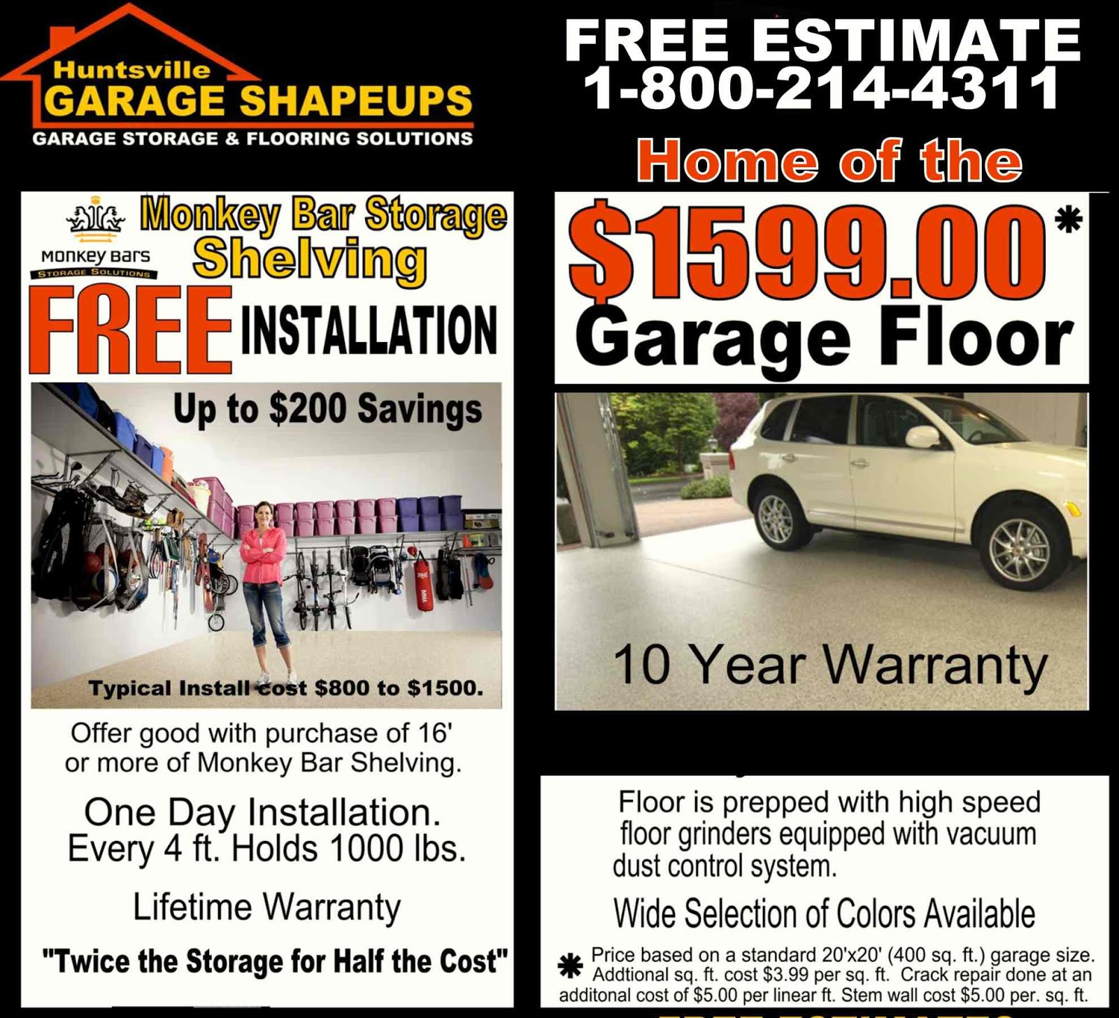 Birmingham Garage Flooring Choices & Options 2013