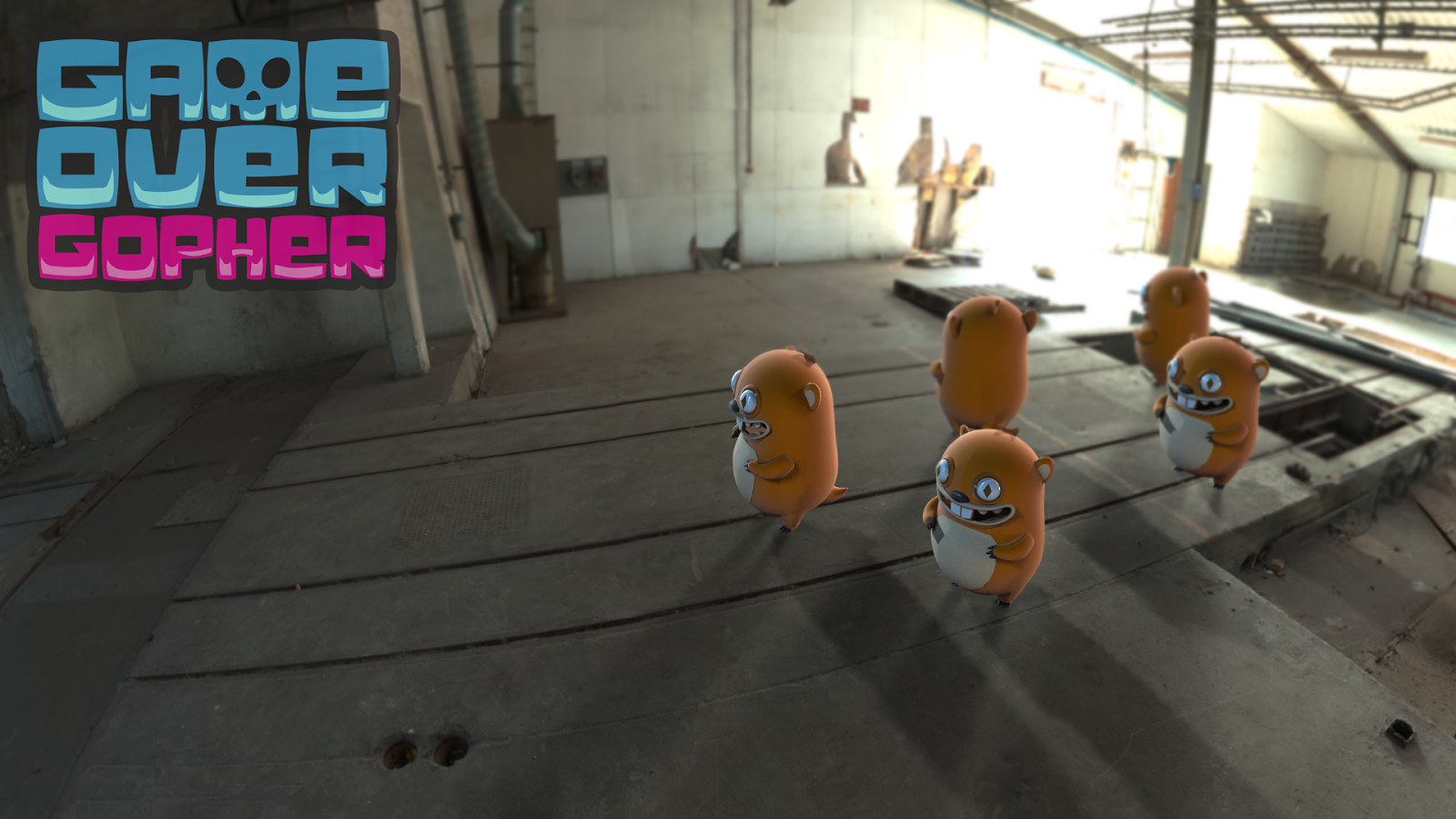 Art of Ilczyszyn Game Over Gopher Wallpaper