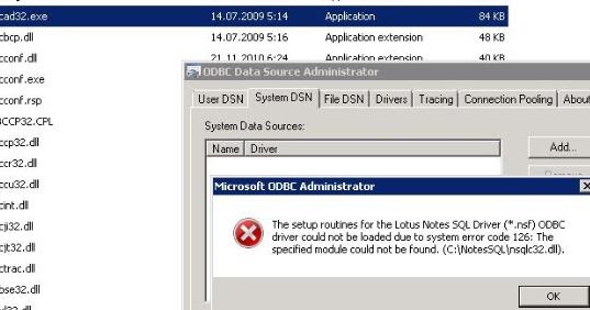 Could not load dll. Error code 126. Что такое Driver SQL. ODBC-Driver с# + MS SQL. Microsoft ODBC SQL Driver.