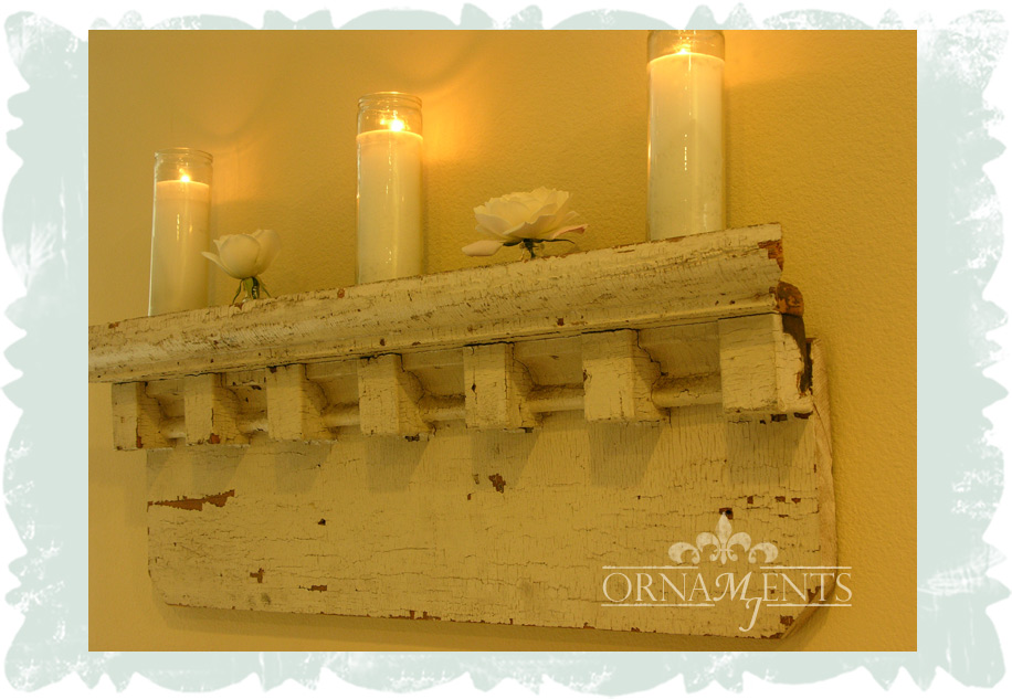 MJ Ornaments Shabby Chic Shelf