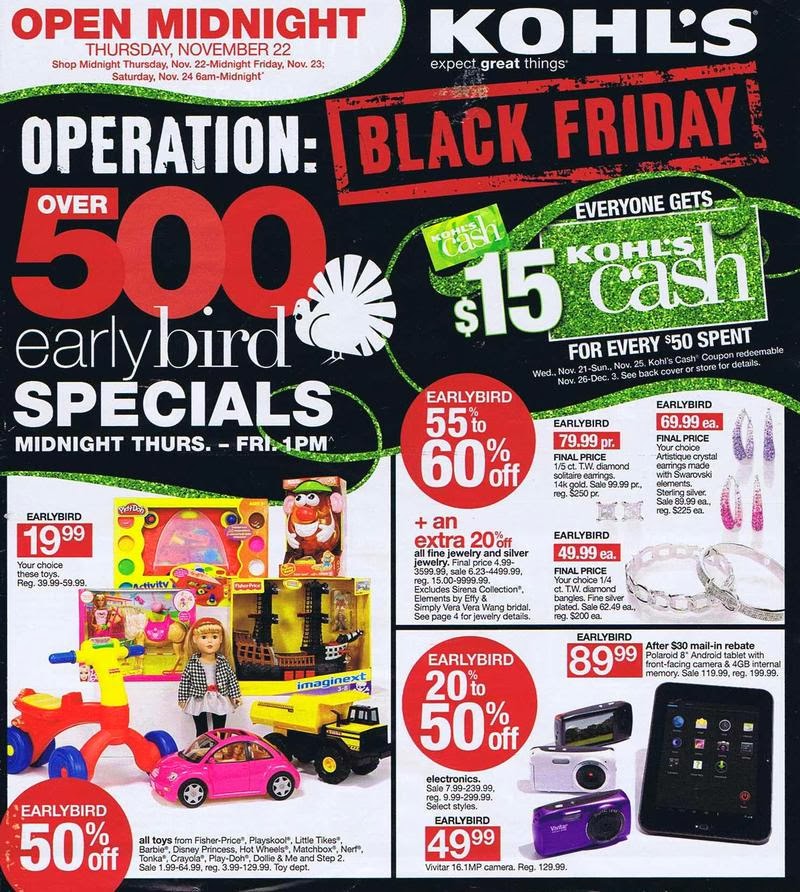 Coupon Clipping Moms Kohl s Black Friday Ad
