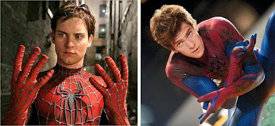 Tobey Maguire y Andrew Garfield, cambios de actores, Spiderman