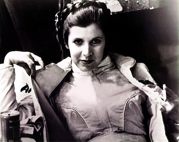 Carrie Fisher Princess Leia Nude