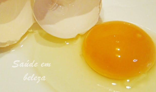 Mascara de clara de ovo