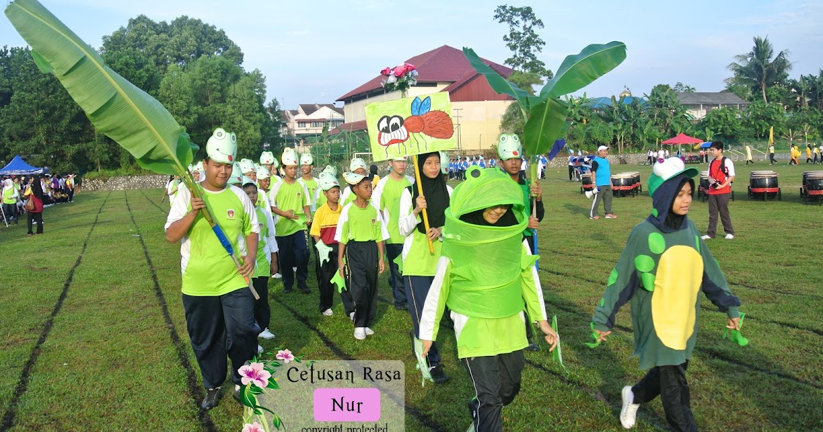 Slogan Rumah Sukan Kuning - Lagu rumah hijau sukan 2015. - klaivoo