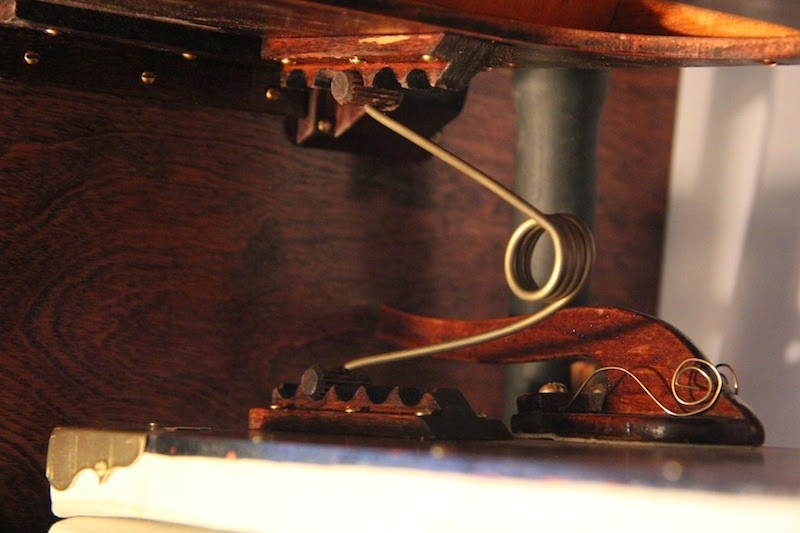 Building a Homemade Crank Organ: Reservoir Spring and Spill Valve Block