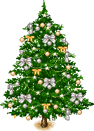 Christmas tree as emoticon
