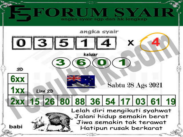 Kode Syair SDY Lengkap Senin 30 Agustus 2021 SYAIR TOGEL