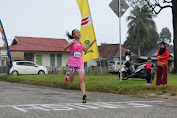 Windiany Bastian dan M. Supri Juara Lari 10K Pada Haornas Kabupaten Tebo 